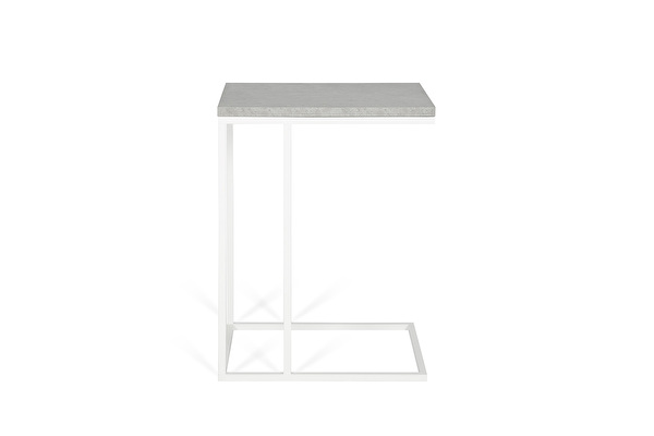 FOREST White Sofa side table Concrete