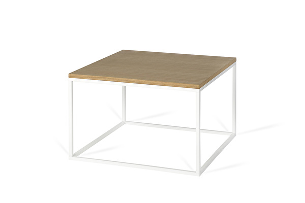FOREST White Coffee Square table Oak