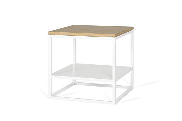 FOREST DUO White side table Oak