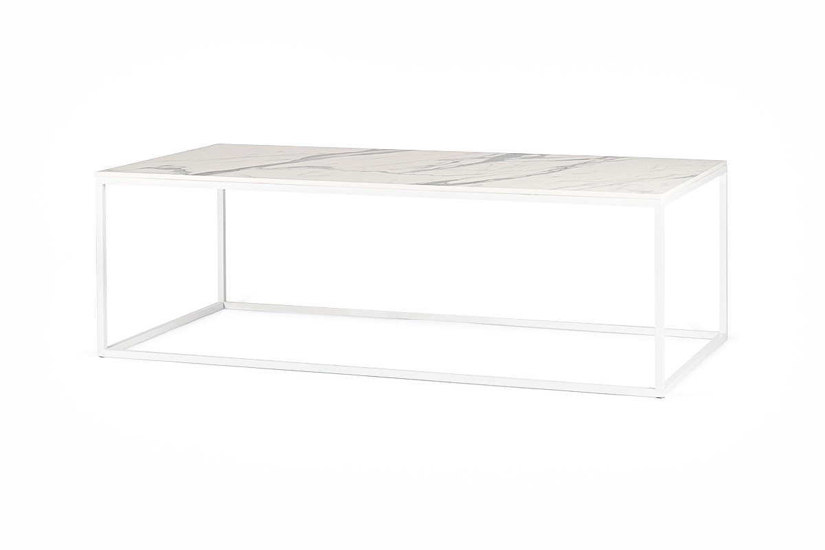 FOREST Baltas kavos staliukas ilgas