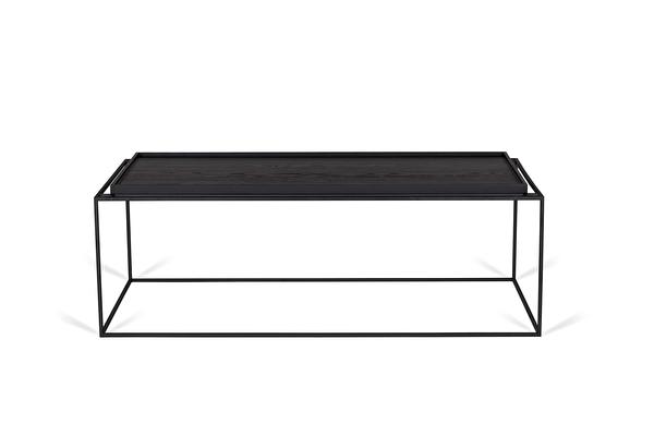 TRAY Coffee table long Black