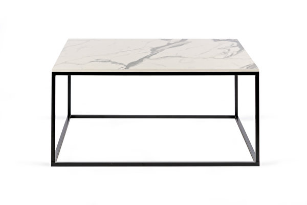 FOREST Coffee Square 80 White-marblelook-tabletop