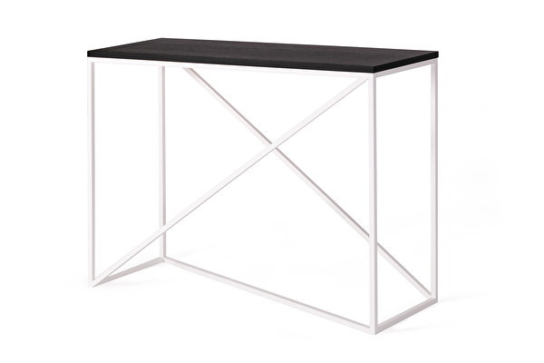 FOREST Cross White Console Black-oak
